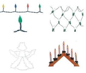 Karácsonyi beltéri fények