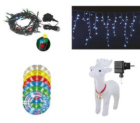 Karácsonyi kültéri fények