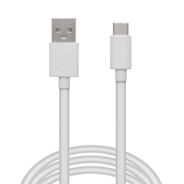 USB Type-C kábel, 2 m, fehér. 55550WH-2