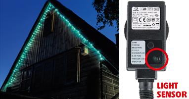 Karácsonyi kültéri FÉNYFÜZÉREK